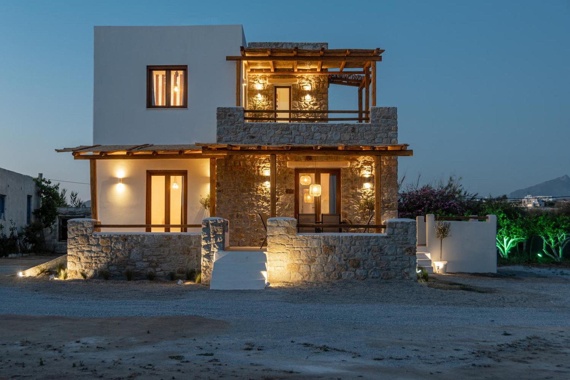 Naxos Beachwalk Villa Plaka Maragkas 外观 照片